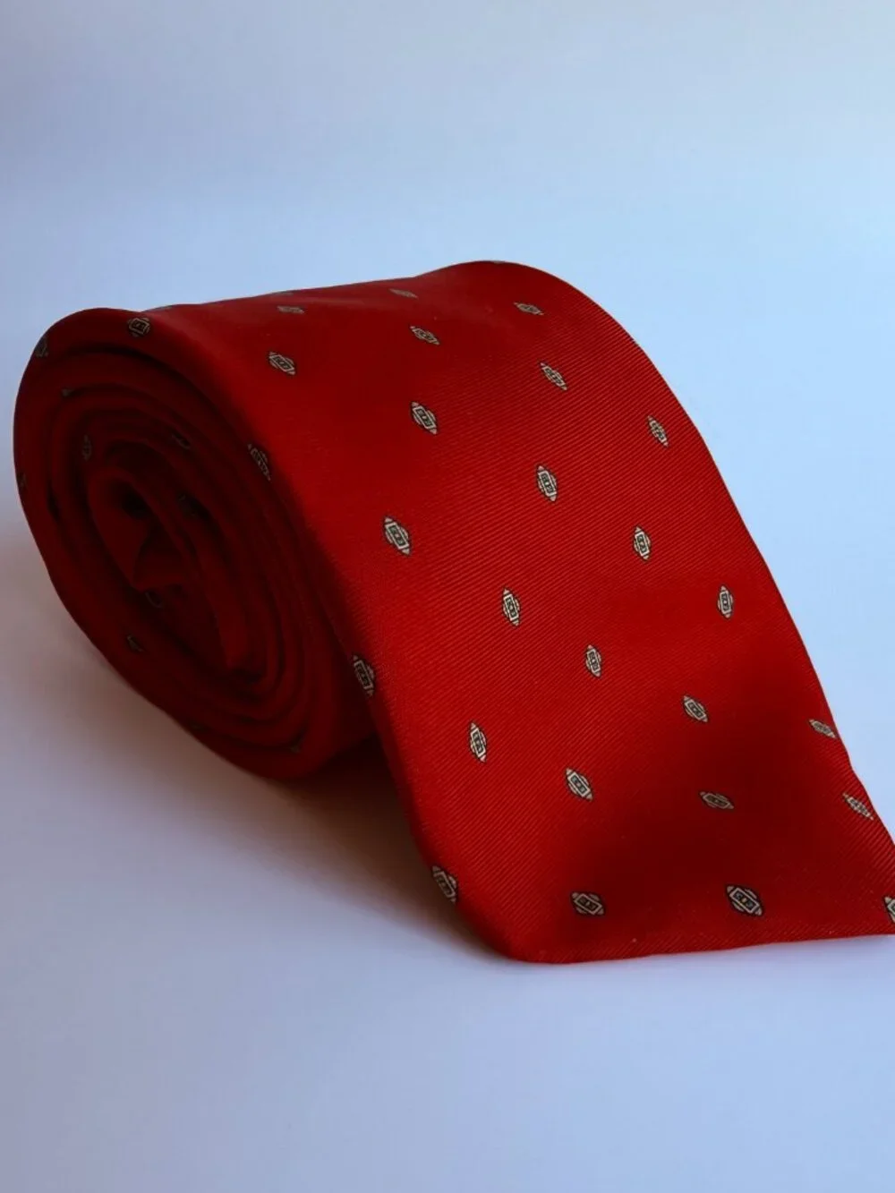 Lanvin Men's Red Necktie